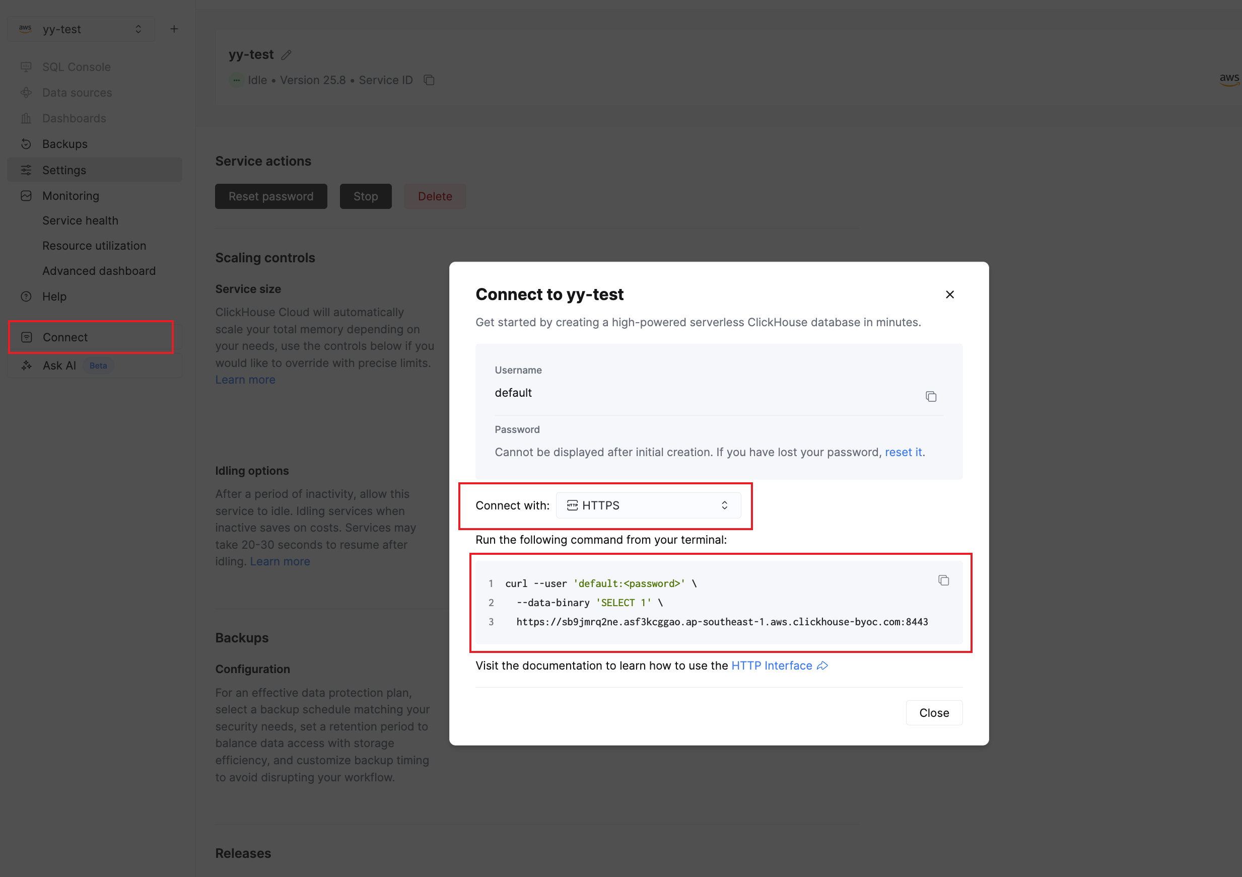 BYOC connection